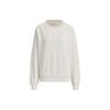 Свитшот Doubleknit Crew с маленьким логотипом, удобный свободный крой, круглый вырез, длинный рукав, женская толстовка, цвет алюмо-коричневый JJ3568
