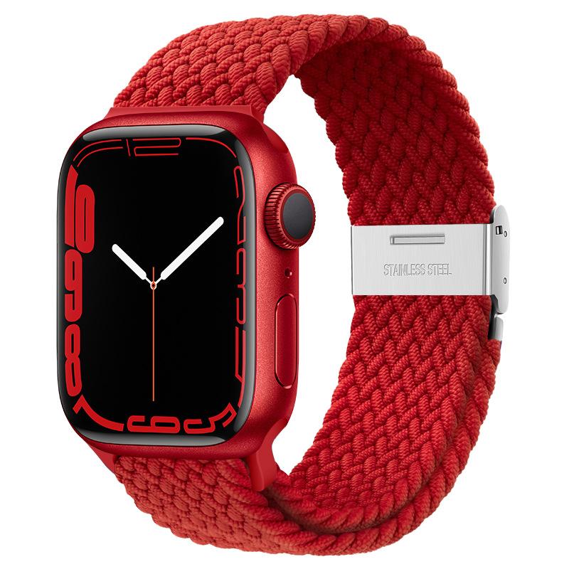 Strap For Apple watch Ultra 2 band 49mm 45mm 44mm 40mm 41mm 42mm 46mm Braided solo loop correa bracelet series 7 3 se 8 9 10 11