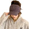 New Hat for Women's Solid Color Versatile Embroidered Knitted Wool Hat for Winter Warm Ear Protection Baseball Cap Thick