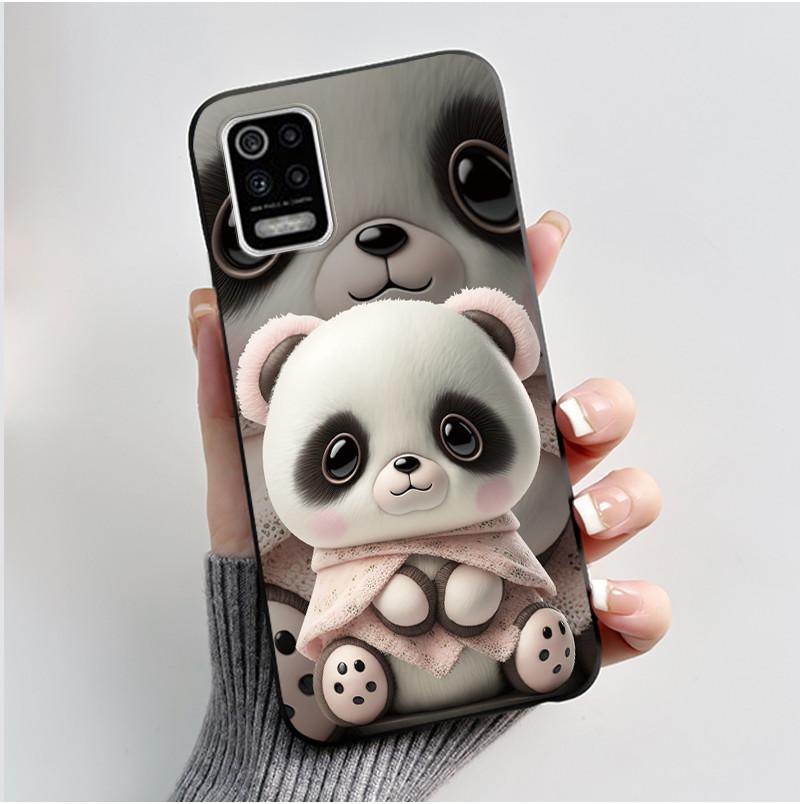 Чехол для телефона LG K52 Q52 K62, роскошный, милый, с рисунком кролика, любовь, смешной, ультратонкий, тонкий, мягкий, черный, ТПУ, силиконовый, защитная задняя крышка