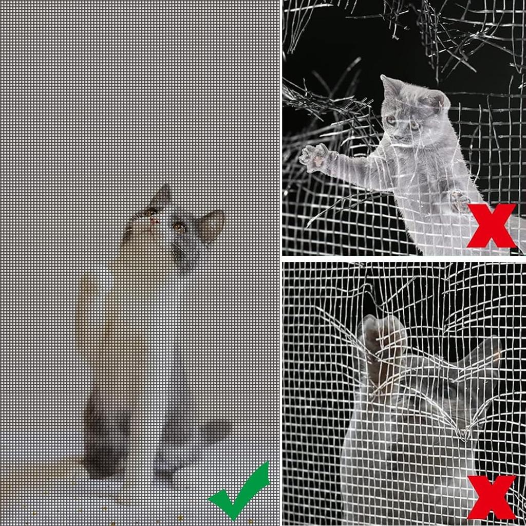 Сетка безопасности для животных 1,2x2,5 м, сетка для защиты птиц и кошек, предотвращает побег или падение кошек с балконов, защитные ограждения