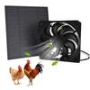 Outdoor Pet House Cooling Solar Panel Enclosure Fan Fan Dog For Pet Exhaust Ventilation Campers L5X5
