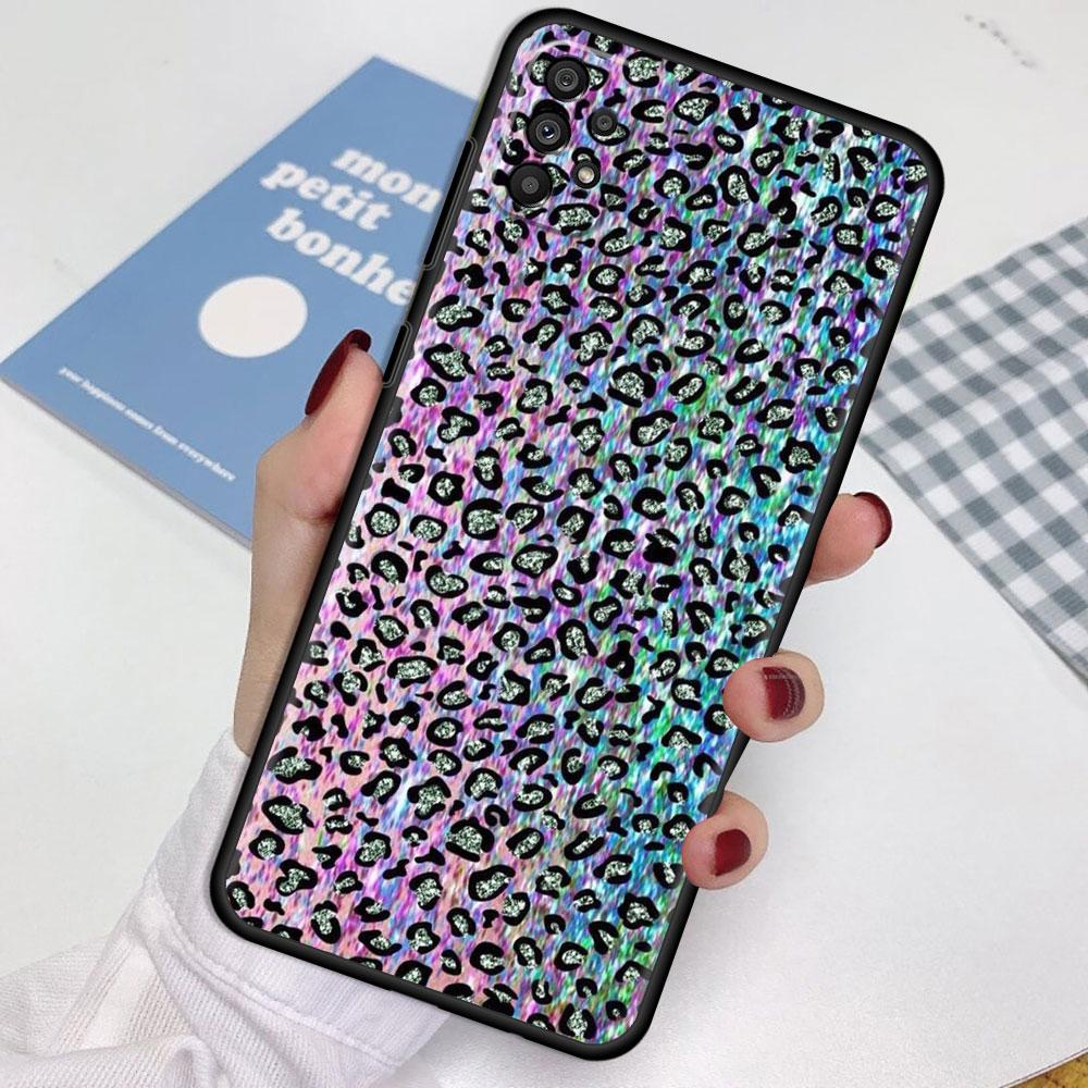 Чехол для Samsung Galaxy A52 A12 A51 A32 A21s A71 A53 A13 A32 A72 A31 A33 A22 A03 A41, модный чехол с леопардовым узором