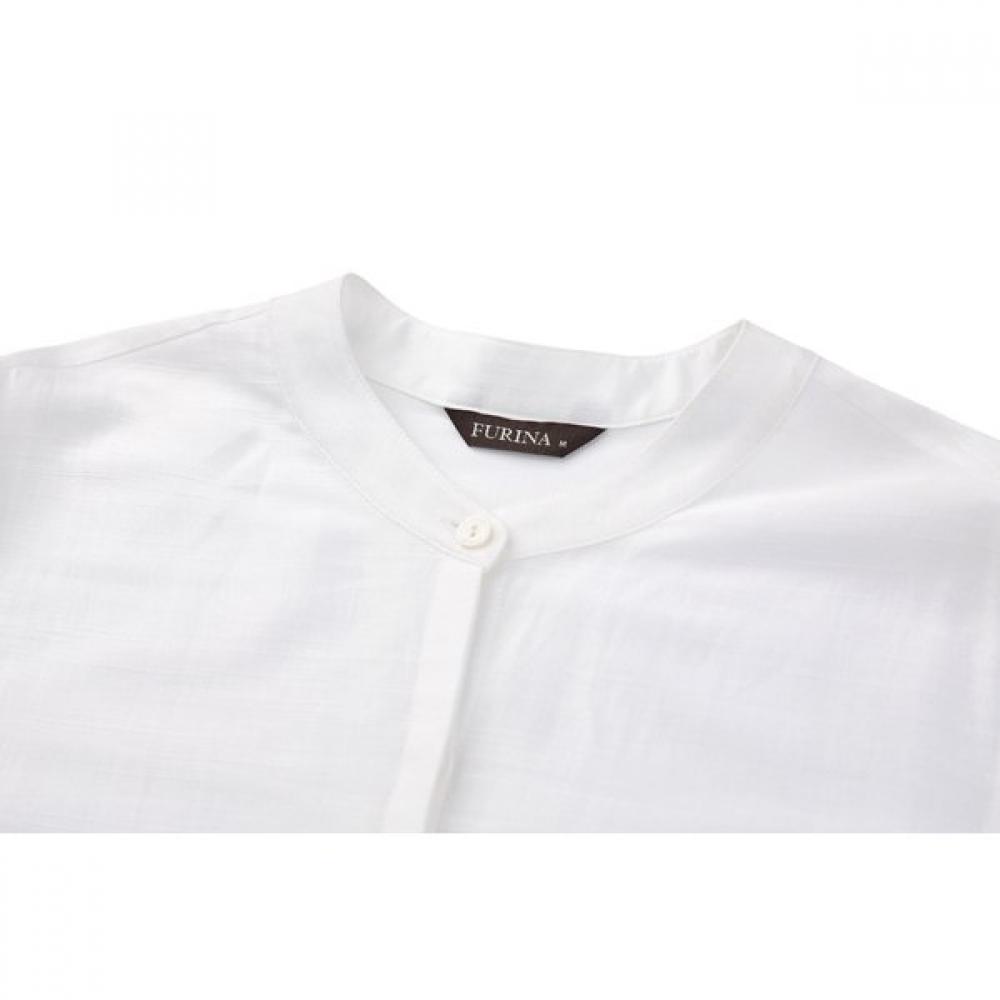 Furina Classical White Cooling Lady Blouse