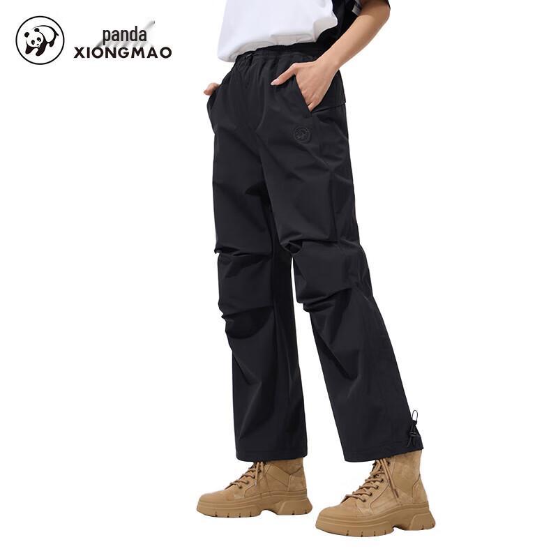 CAMEL Women's Outdoor Quick-Dry Wide-Leg Cargo Pants
