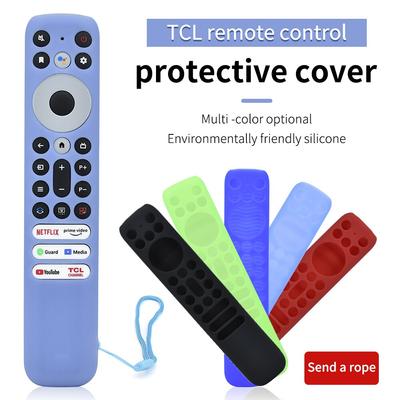 Удобные для кожи чехлы для TCL RC902V FMR1 FMR2 FMR4 FMR5 с пультом дистанционного управления, противоскользящий противоударный защитный силиконовый чехол со шнурком
