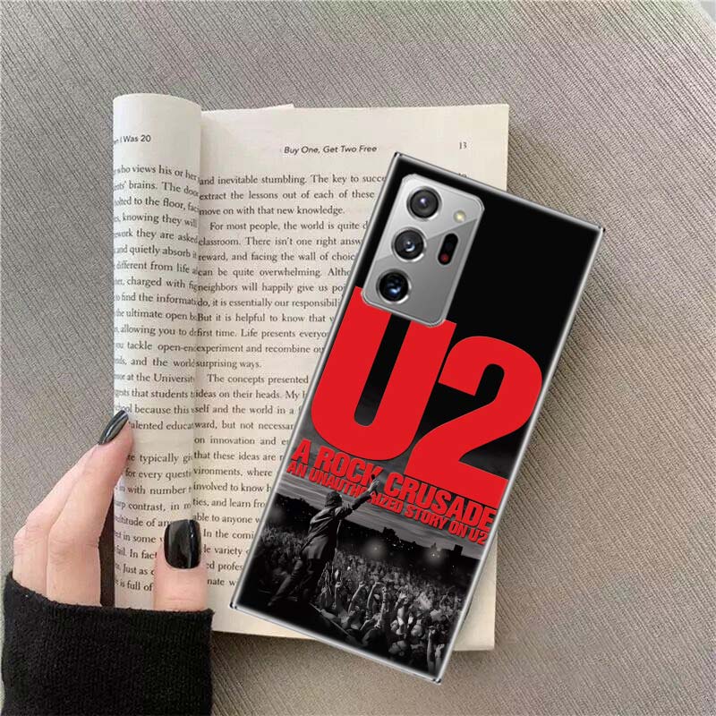 Чехол для телефона Band U2 для Samsung Galaxy S25 Edge S24 S23 FE S22 S26 Ultra S21 S20 S10 Plus Capa Мягкий