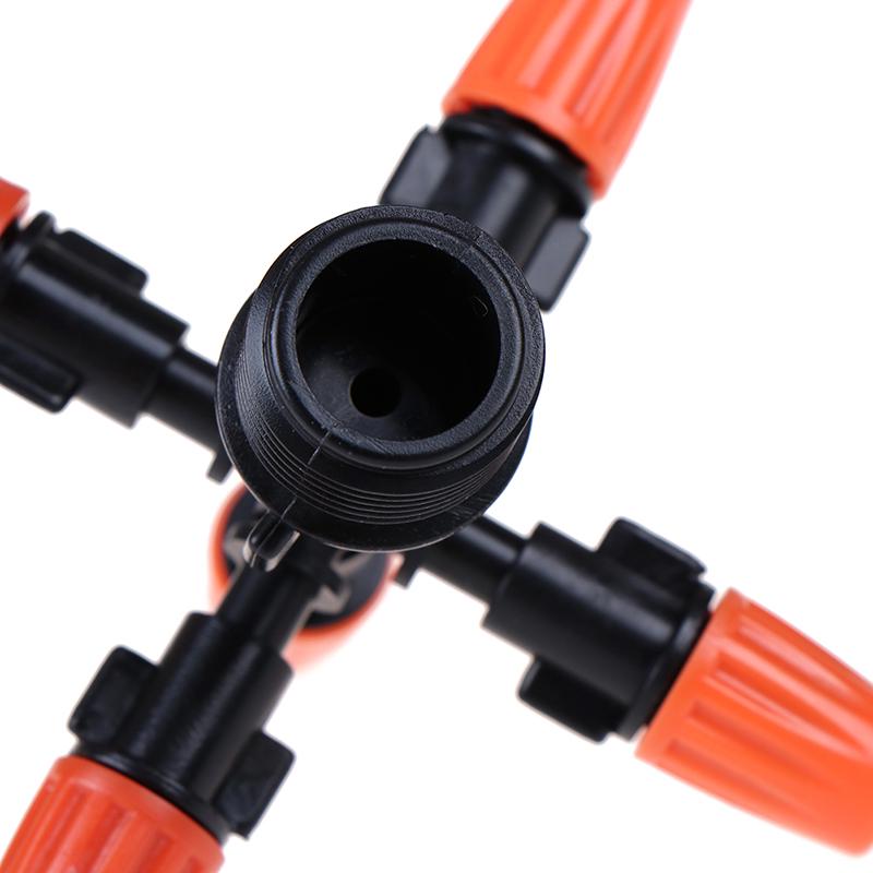 Садовые спринклеры Автоматический полив газона Вращающийся на 360° спринклер с 5 насадками