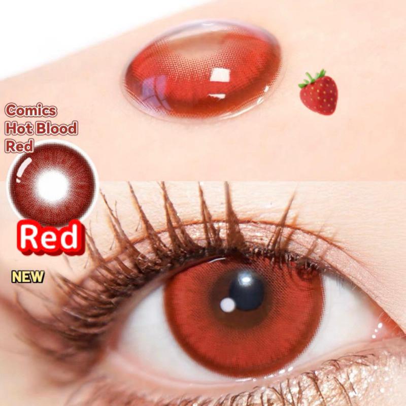 Градуированные цветные контактные линзы JeweLens 2 шт. Аниме Косплей