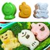 3Pcs Cartoon Shape Rice Ball Set Sushi Roll Sushi Mold Rice Ball Bento Press Mold Diy Tools Kitchen Accessories