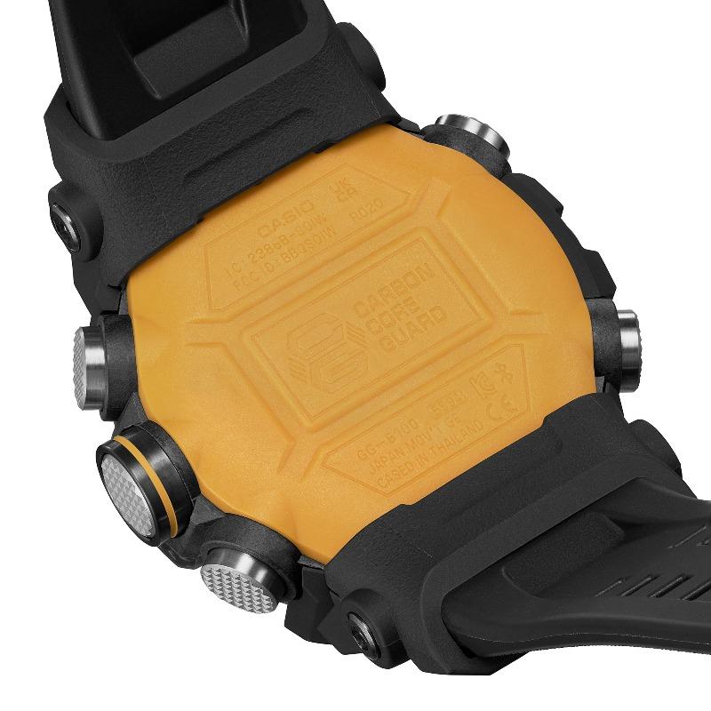 Casio Мужские кварцевые часы GG-B100Y-1A из смолы, водонепроницаемые 200M, ударопрочные, цифровые