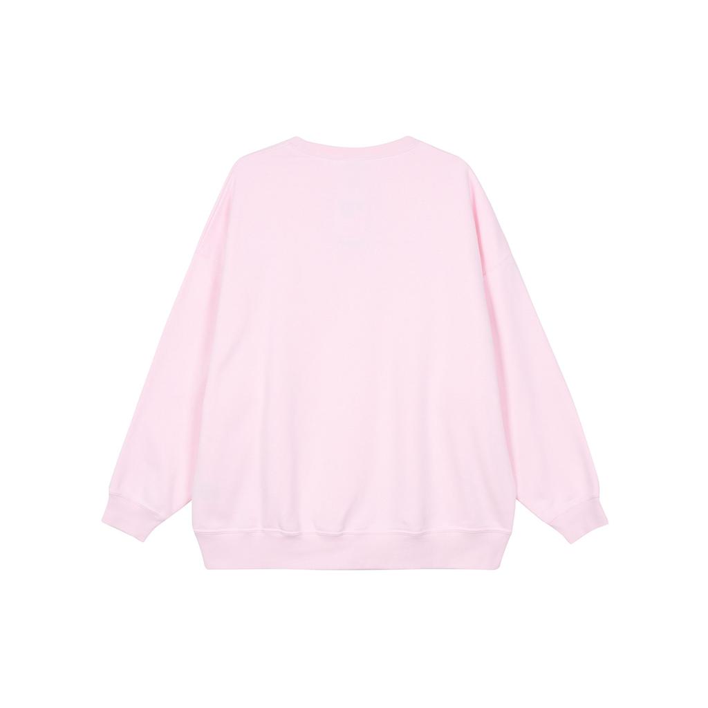 Nike As W Nsw Cozy Flc Os Crew Neck Casual Loose American Retro Sweatshirt Women sweatshirt Pink FV4012-663