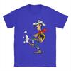 Винтажная футболка с мультфильмом Lucky Luke - Унисекс, Хлопок, Круглый вырез, Короткий рукав, Летняя мода