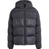 Originals 600 Puffy Logo Print Hooded Down Jacket Men Outerwear Black HZ0681