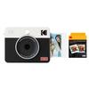 Kodak Мини-Шот 3 Ретро 4-ПАСС Мгновенная камера Фотопринтер x Корпус камеры Белый 2-в-1 & (7.6см 7.6см) + (8 листов) + пачка из 30 листов,