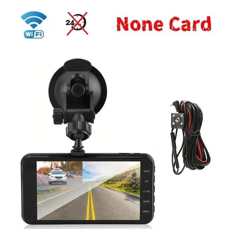4-Inch HD Dual-Lens Touchscreen WiFi Car Dashcam