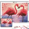 5D DIY Алмазная вышивка животных Фламинго Алмазная картина Мозаика Украшение дома