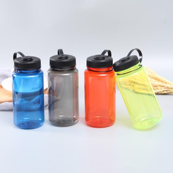 600ML Sports Bottles 20 Oz Reusable Water Bottles Portable Sports Drink Bottles Cups Bike Water Bottles with Handle for Kids Adult School Teams