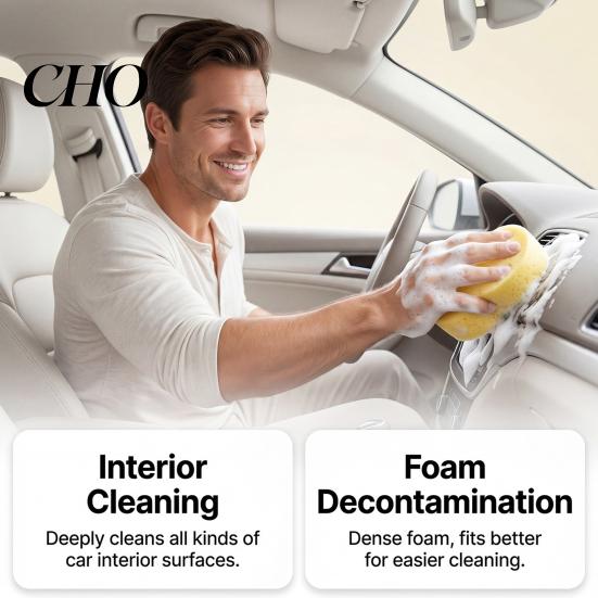 Vehicle Interior Stain Remover Car Foam Cleaner Fresh Aroma Gentle Protection Removes Stains Dust And Efficient Cleaning Multipurpose Care Gift