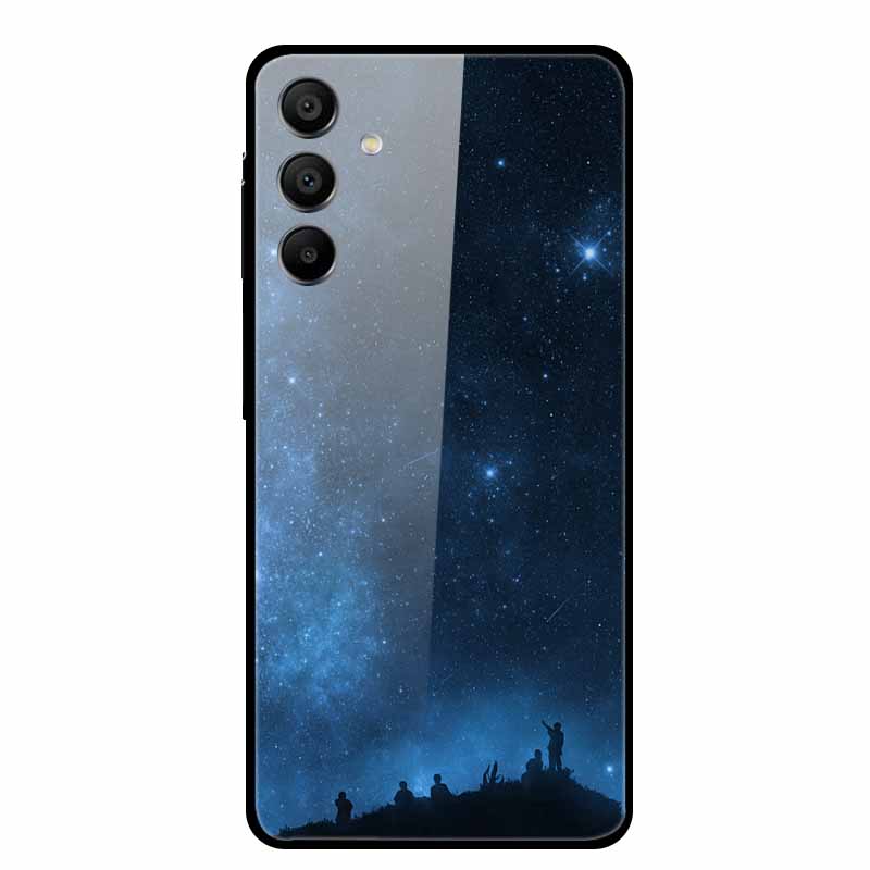 Закаленное Стекло Чехол для Samsung Galaxy A16 5G Задняя Крышка Жесткий Чехол для SamsungA16 Чехол для Телефона Fundas Крутой Защитный Милый Бампер