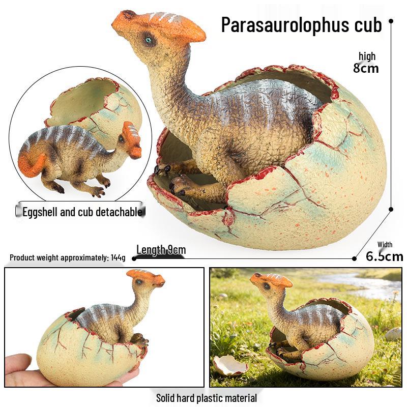 Dinosaur & Dragon Plastic Toy Set: Mythical Animal Figures for Kids