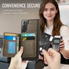 For Samsung Galaxy S21 5G/Galaxy S21 4G Magnetic Case CASEME ME80 Series Leather PC TPU Phone Cover with Detachable Wallet