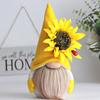 Sunflower Navia Bee Elf Bumblebee Striped Gnome Scandinavian Home Dwarf Plush Beard Faceless Doll Window Desk Ornament