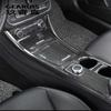 Car Styling Central Control Decoration Sticker For Mercedes Benz CLA C117 GLA X156 Water Cup Storage Panel Trim Auto