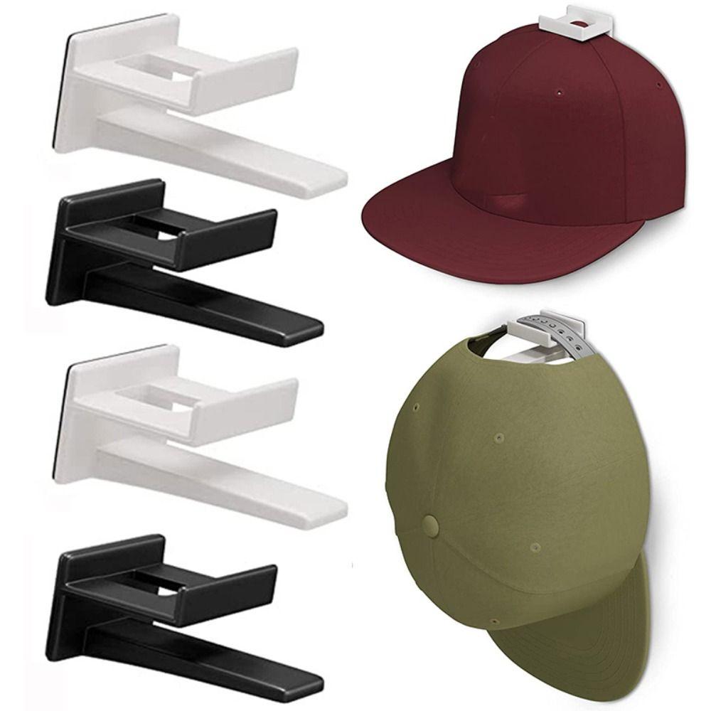 Wall Self Adhesive Hanging Organizer Upgrade Hanger Shelf Hat Holder Baseball Cap Rack Hat Hooks