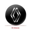 2026 Hot For Renault Hub Caps 4pcs 56mm Car Wheel Center Hub Cap Badge Emblem Decal Wheel Sticker For Renault Megane 2 Twingo Cl