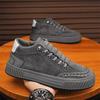 2024 Лидер продаж Новые осенние и зимние мужские ботинки с увеличенным размером, повседневная обувь на шнуровке, обувь для скейтбординга, высокое качество, британский стиль для отдыха на открытом воздухе