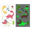 Glow-in-the-Dark Dinosaur Temporary Tattoo Stickers for Kids