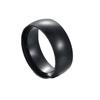 Мужское полированное изогнутое кольцо 8 мм — изящный и элегантный дизайн