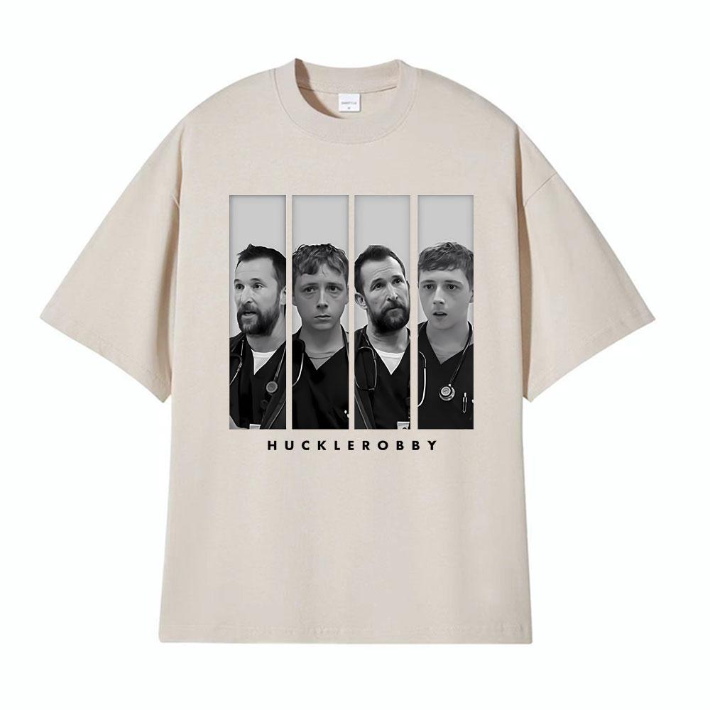 Hucklerobby MONTAGE Funny Michael Robby Robinavitch Dennis Whitaker T Shirt Unisex Women Vintage Tshirt Casual Short Sleeve Tees