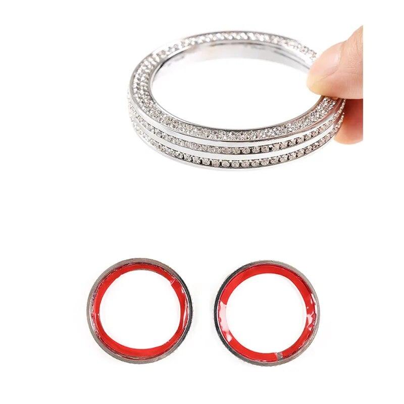 Auto AC Climate Control Ring Knob Trim Cover For Mercedes Benz GLE GLK CLS GL M GLS SLK SL G Class W166 X204 X166 Car Styling