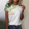 Fashion Printed Top Women's Short Sleeved Streetwear Summer Fashion Women's Casual Round Neck T-Shirts Women’s