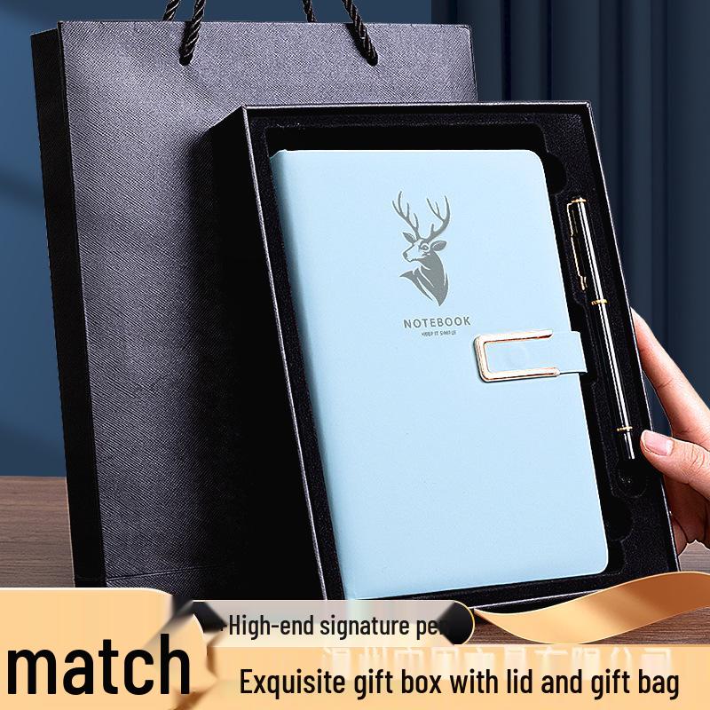 Personalized A5 Business Notebook with Logo - Thick Notebook for Office, Meetings, and Diary Use