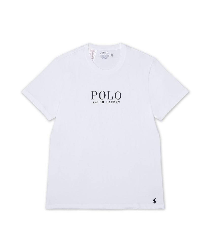 POLO RALPH LAUREN Logo Cotton Jersey Slip Shirt - White