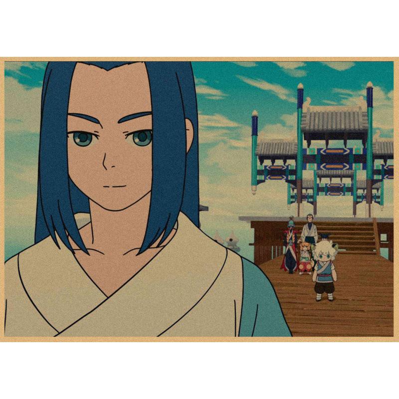 Luo Xiaohei Anime Retro Poster - Decorative Wall Art for Cafe, Bar, or Restaurant
