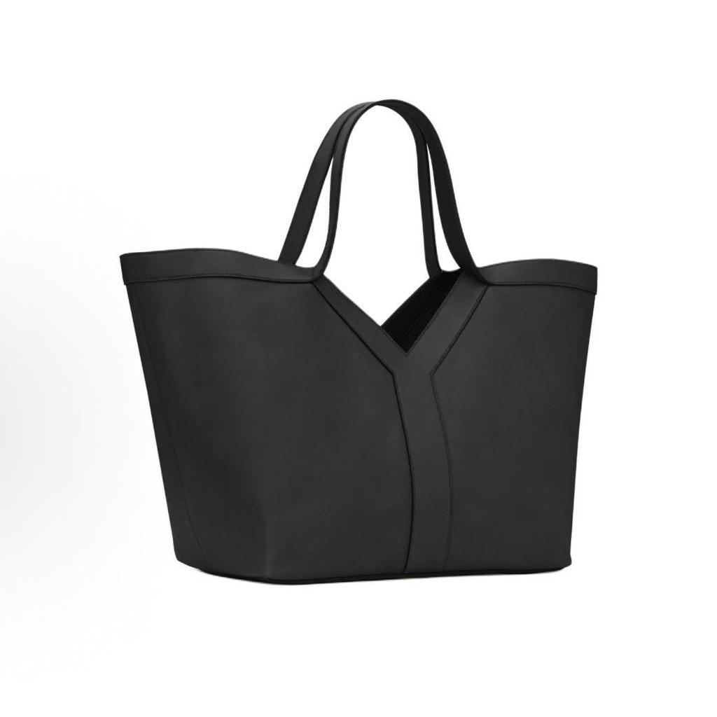 [Pre-Owned] Saint Laurent Y Tote In Leather 'Nero' - Unused #IKVWO9