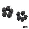 10Pcs R134a A/C Cap Sealing Cap 5Pcs High Pressure 5Pcs Low Pressure Black 16mm Cap Car A/c Replacement Accessories Black Durabl