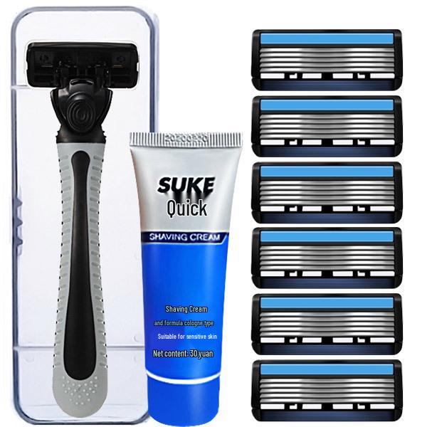 Мужская одноразовая бритва с 6 лезвиями