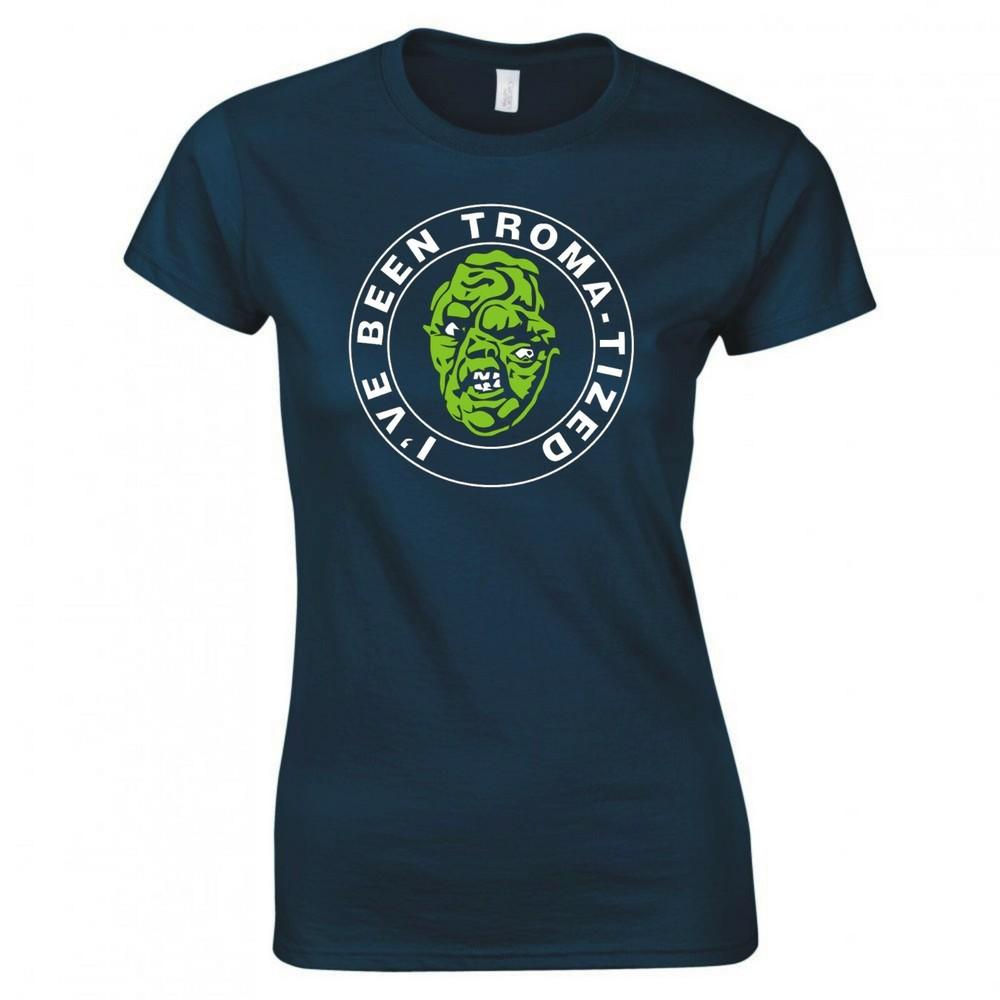 Inspired By The Toxic Avenger Ive Been TromaTized Ladies Skinny Fit Tshirt
