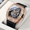 New Diamond Fashion Men Watch ONOLA Top Luxury Man Watches Quartz Sports Waterproof Men's Wristwatch Clock Relogio Masculino