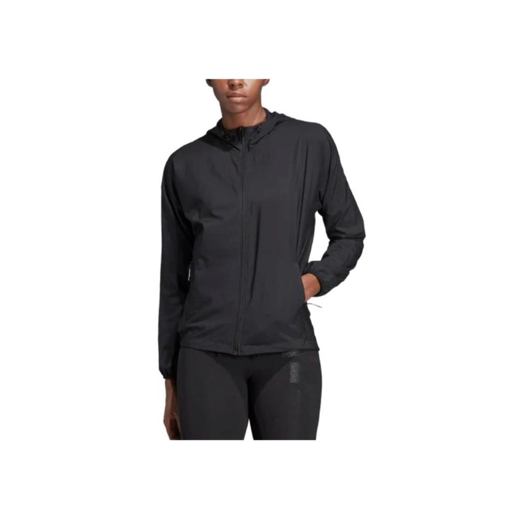adidas Модная универсальная повседневная куртка с капюшоном Женская куртка Черная CX5330