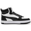 Puma Caven Mid Comfortable Versatile Durable Lightweight High-Top Skate Shoes Unisex Sneakers White Black 392291-12