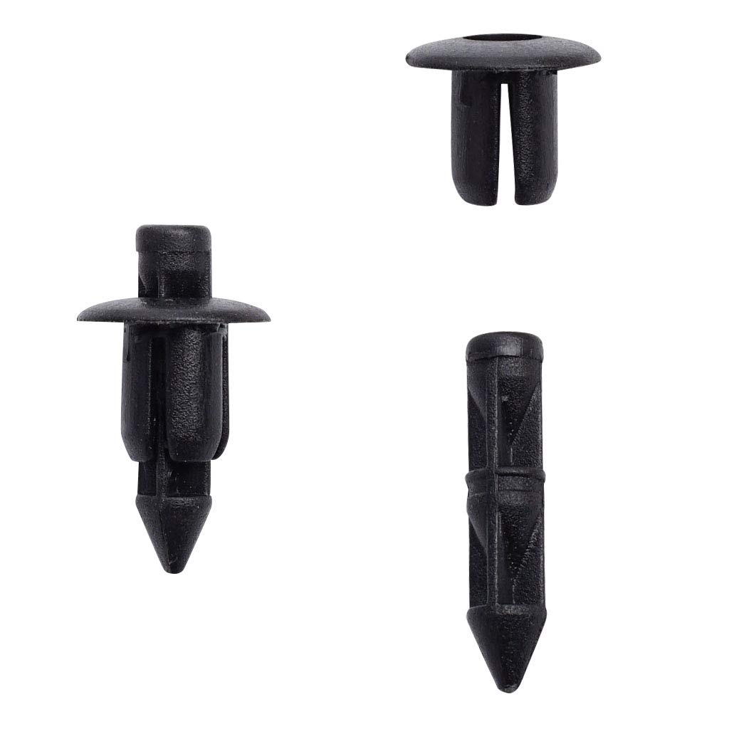 SHANGHh 100 шт. 6 мм Клипсы-пустоклепки Крепежные элементы Брызговики Бампер Крыло Клипсы