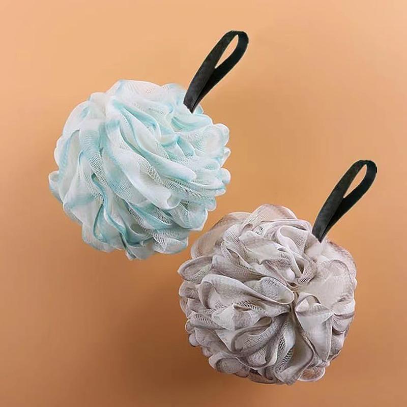 1 шт. большой шарик для ванны, богатая пена, полотенце для ванны, скруббер, моющее средство для тела, сетка для душа, губка, аксессуары для ванной комнаты