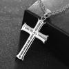 Модное ожерелье с крестом из нержавеющей стали 361L для мужчин, ожерелье веры, ювелирные изделия, подарок на годовщину