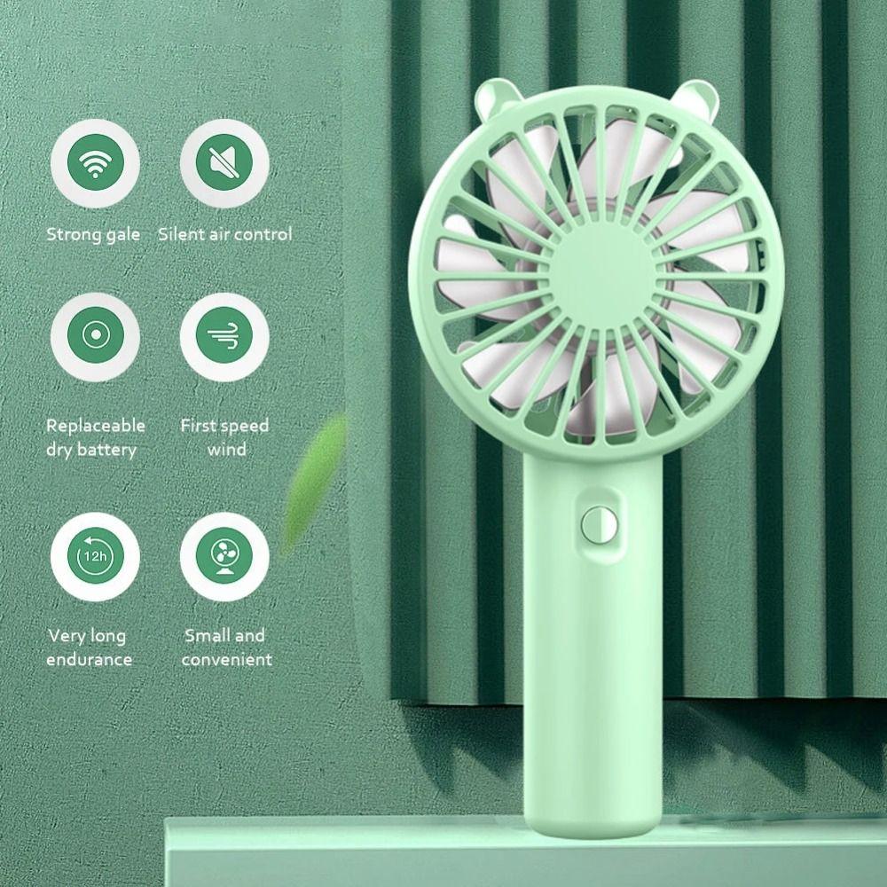 Cooling Mini Fan USB Rechargeable Pocket Fan Multi-function Summer Handheld Fan Outdoor